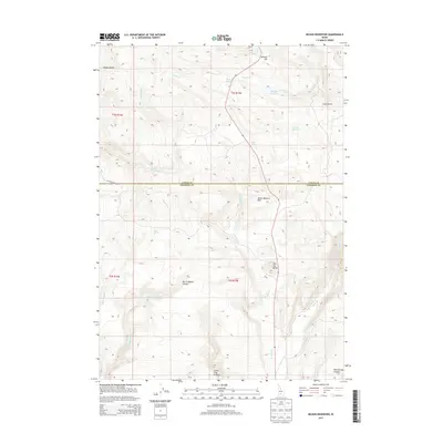 2013 Map of McHan Reservoir, 2013 Print