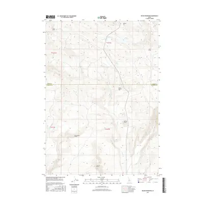 2017 Map of McHan Reservoir, 2017 Print