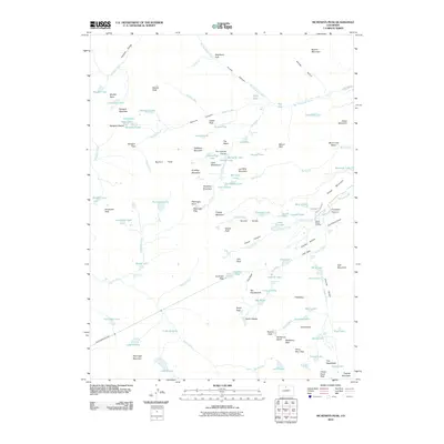 2010 Map of McHenrys Peak, 2010 Print