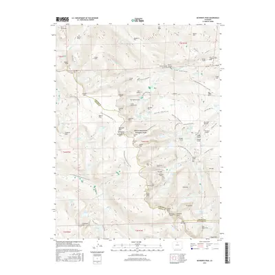 2016 Map of McHenrys Peak, 2016 Print