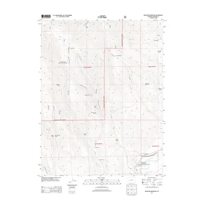 2013 Map of McIntosh Mountain, 2013 Print