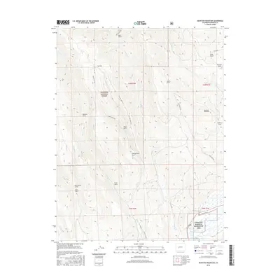 2016 Map of McIntosh Mountain, 2016 Print