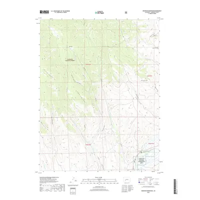 2019 Map of McIntosh Mountain, 2019 Print