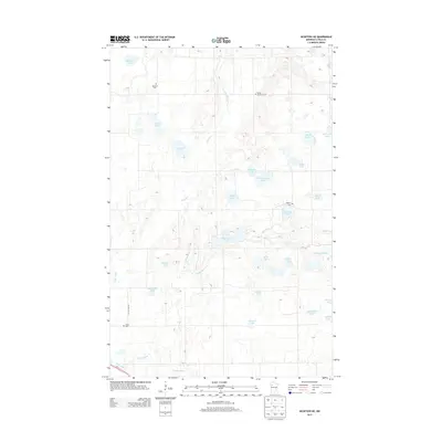 2013 Map of McIntosh NE, 2013 Print