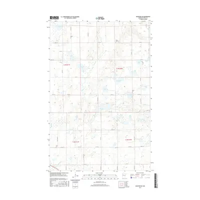 2016 Map of McIntosh NE, 2016 Print
