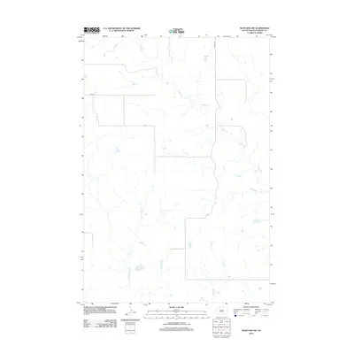 2012 Map of McIntosh SW, 2012 Print