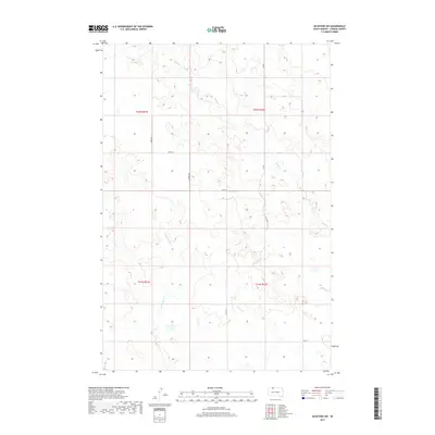 2017 Map of McIntosh SW, 2017 Print