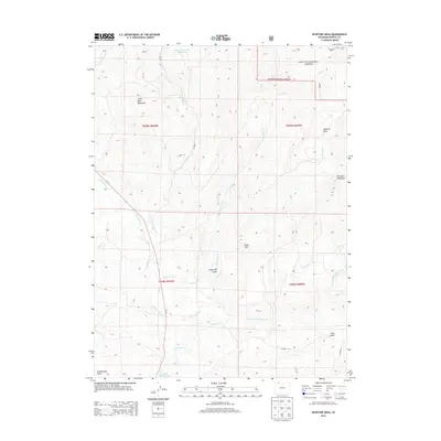 2013 Map of McInturf Mesa, 2013 Print