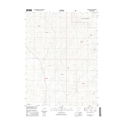 2016 Map of McInturf Mesa, 2016 Print