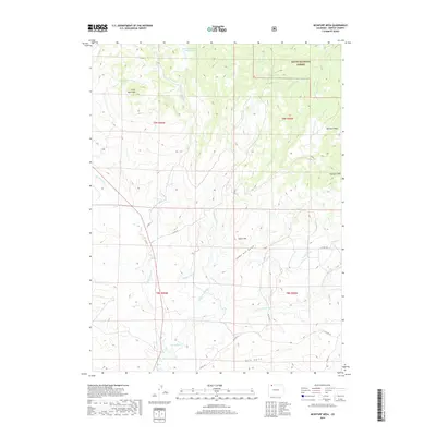 2019 Map of McInturf Mesa, 2019 Print