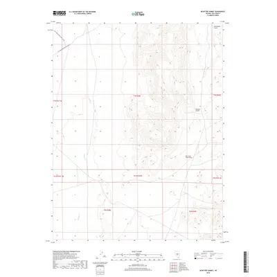 2018 Map of McIntyre Summit, 2018 Print