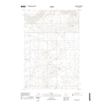 2020 Map of McKays Butte, 2020 Print