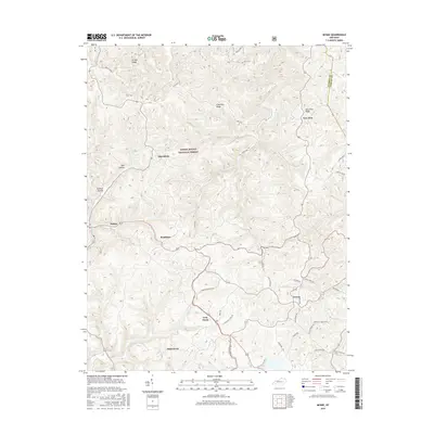 2016 Map of McKee, 2016 Print