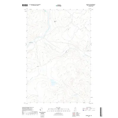 2021 Map of McKeen Lake, 2021 Print