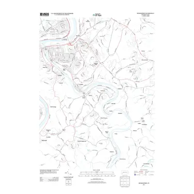 2013 Map of McKeesport, 2013 Print