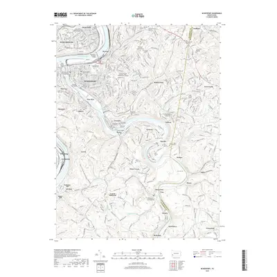2019 Map of McKeesport, 2019 Print