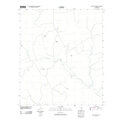 2010 Map of McKegan Draw, 2010 Print