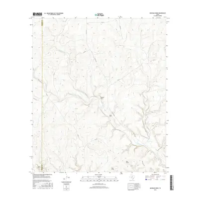 2016 Map of McKegan Draw, 2016 Print