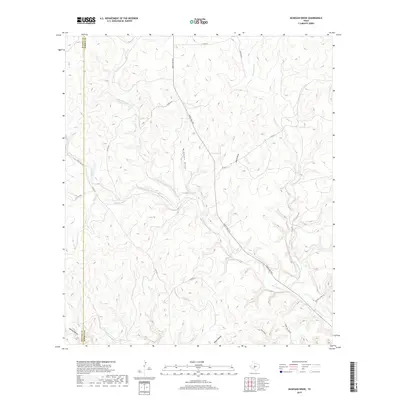 2019 Map of McKegan Draw, 2019 Print