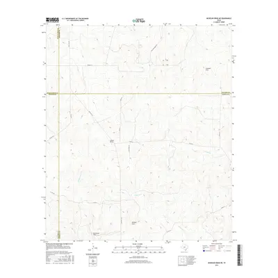 2016 Map of McKegan Draw NE, 2016 Print