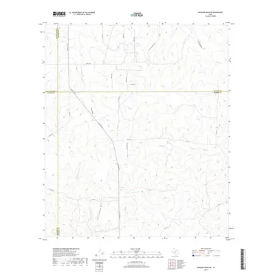 2019 Map of McKegan Draw NE, 2019 Print
