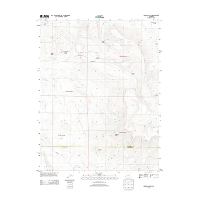 2013 Map of McKenna Peak, 2013 Print