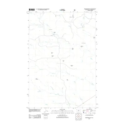 2012 Map of McKenzie Butte, 2012 Print