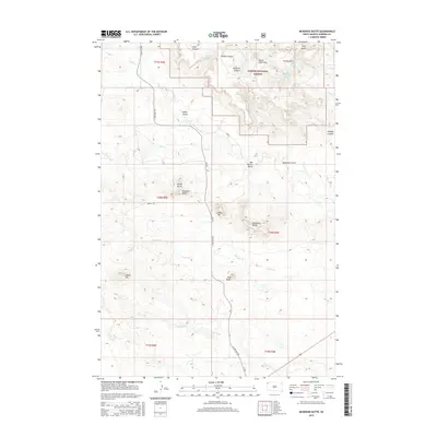 2015 Map of McKenzie Butte, 2015 Print