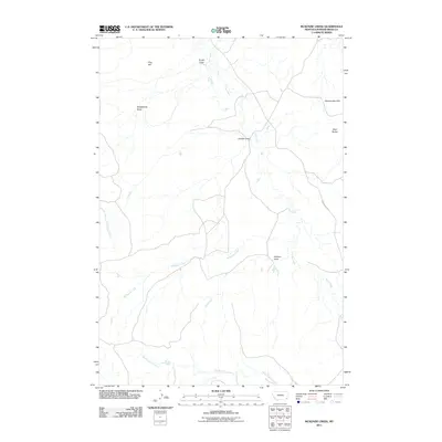 2011 Map of McKenzie Creek, 2011 Print