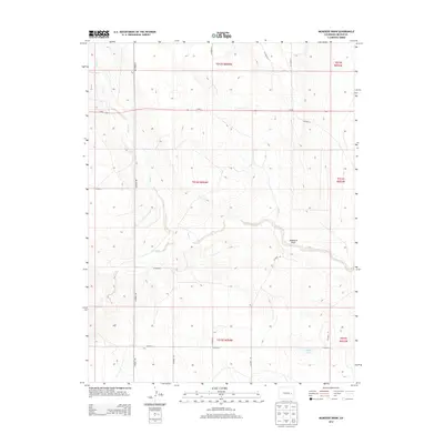 2013 Map of McKenzie Draw, 2013 Print