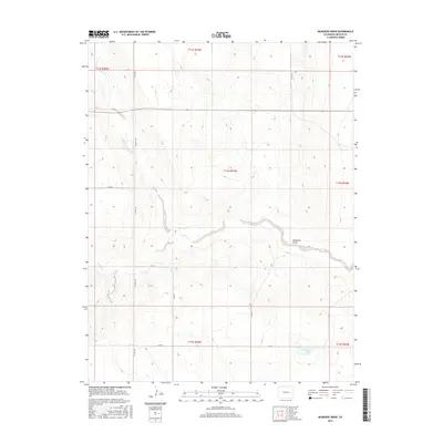 2016 Map of McKenzie Draw, 2016 Print