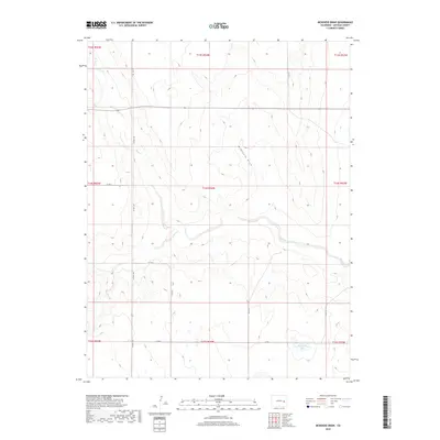 2019 Map of McKenzie Draw, 2019 Print