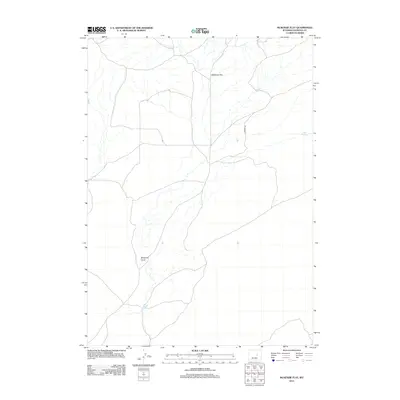 2012 Map of McKenzie Flat, 2012 Print