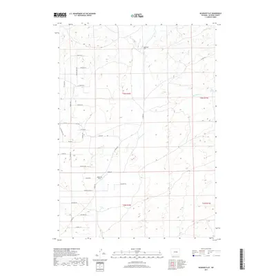 2017 Map of McKenzie Flat, 2017 Print
