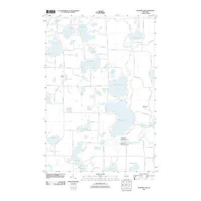 2010 Map of McKenzie Lake, 2010 Print