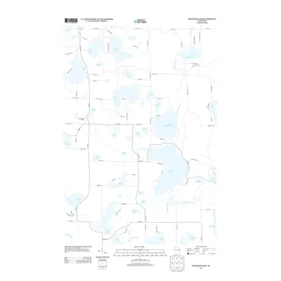 2013 Map of McKenzie Lake, 2013 Print