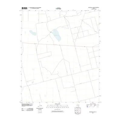 2010 Map of McKenzie Lake, 2010 Print