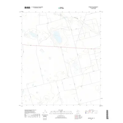 2019 Map of McKenzie Lake, 2019 Print
