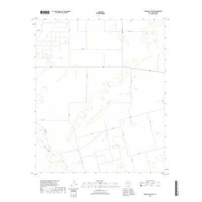 2019 Map of McKenzie Lake NW, 2019 Print