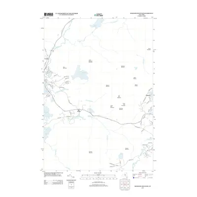 2013 Map of McKenzie Mountain, 2013 Print