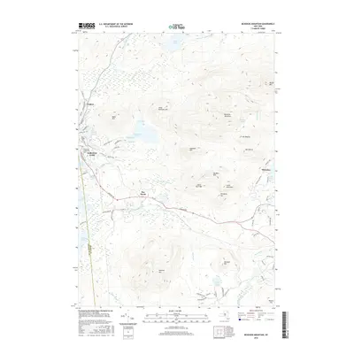 2016 Map of McKenzie Mountain, 2016 Print