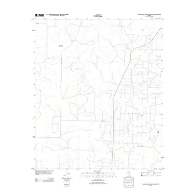 2012 Map of McKenzie Mountains, 2012 Print