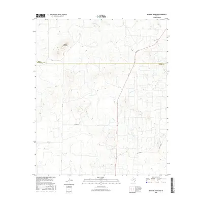 2016 Map of McKenzie Mountains, 2016 Print