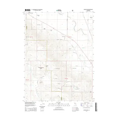 2015 Map of McKesick Peak, 2015 Print