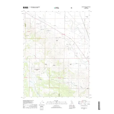 2018 Map of McKesick Peak, 2018 Print