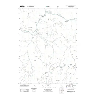 2012 Map of McKinley Mountain, 2012 Print