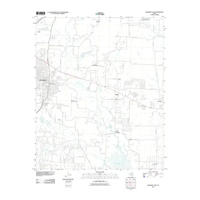 2010 Map of McKinney East, 2010 Print