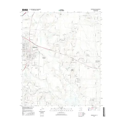 2016 Map of McKinney East, 2016 Print