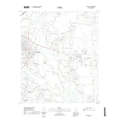 2019 Map of McKinney East, 2019 Print