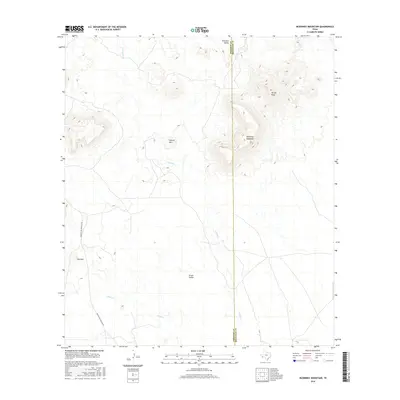 2016 Map of McKinney Mountain, 2016 Print